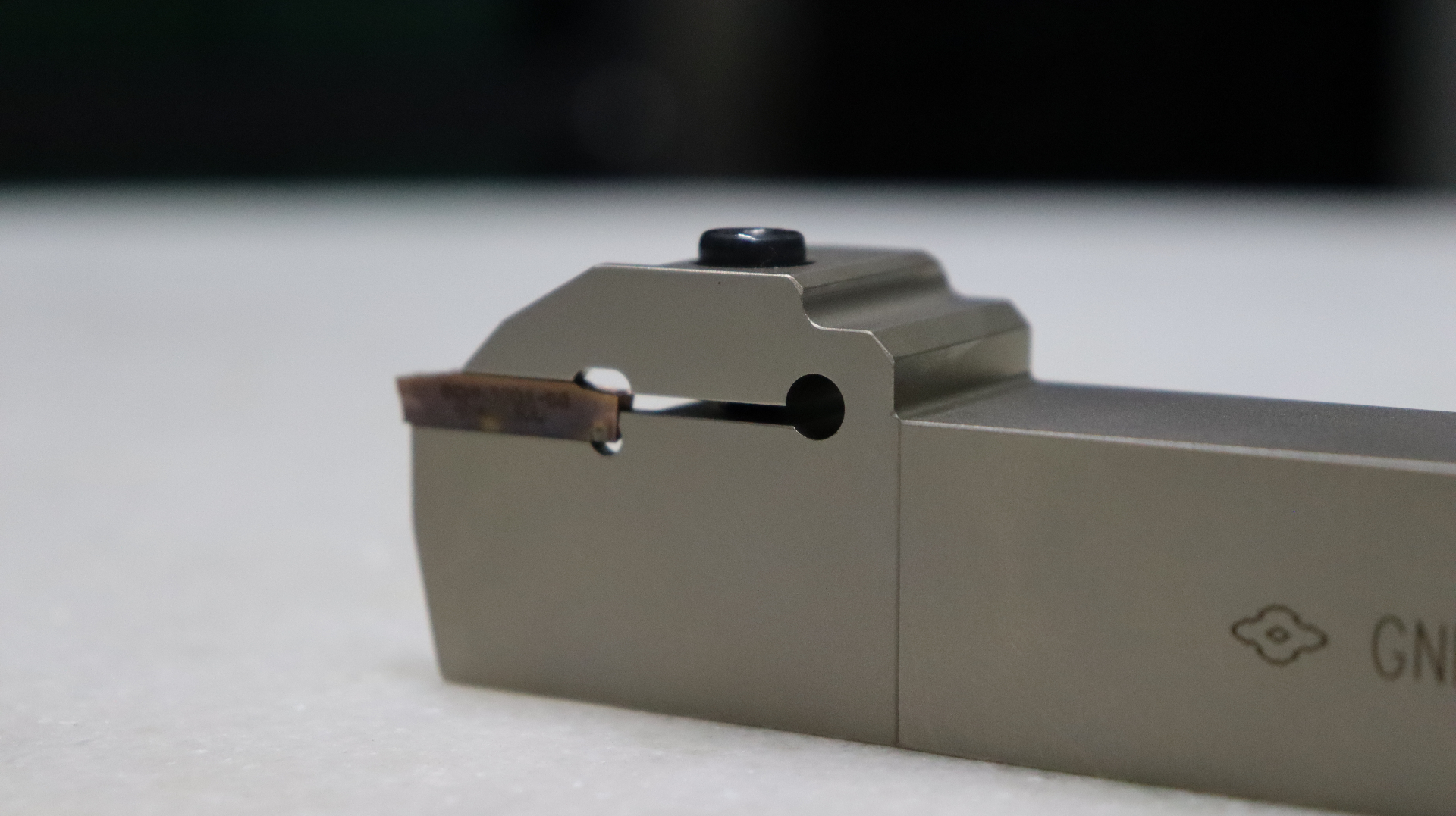 Detalhe macro do inserto Bedame Sumitomo